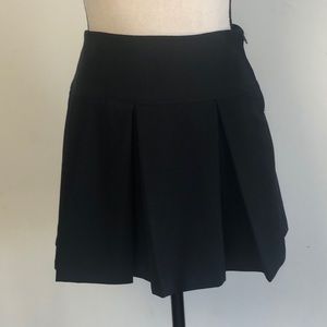 Taunt Pleated Black Y2K Skater Mini Sz 1